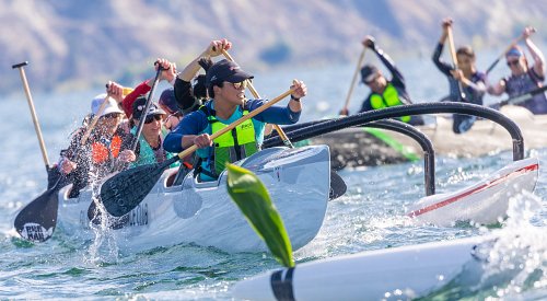 PHOTOS: Wild outriggers make big splash on Okanagan Lake