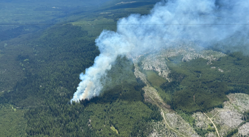 UPDATE: Wildfire west of Hwy 33 now under control