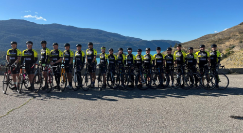 Local officers complete 10-day mountainous charity ride