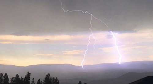 Okanagan under a severe thunderstorm watch